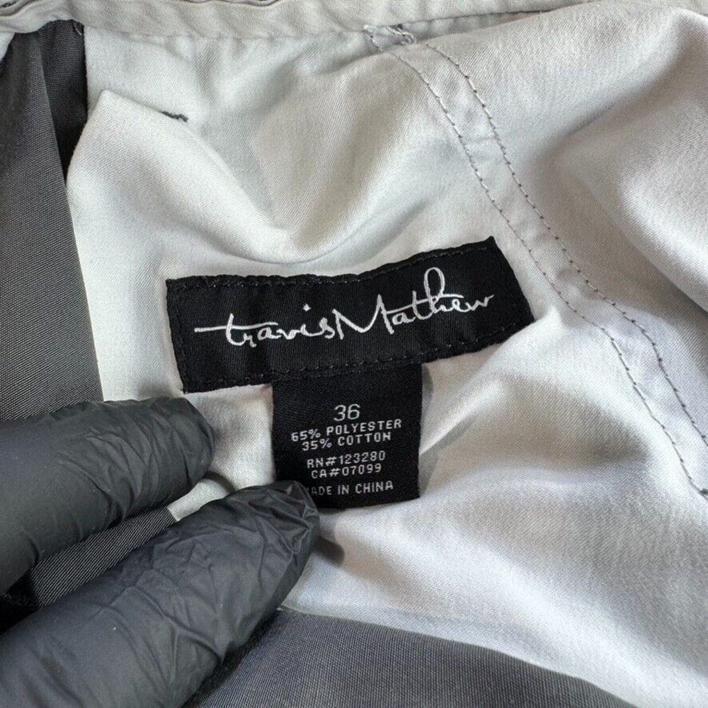 Travis Mathew Men's Golf Pants Gray 36x30 Relaxed Fit Performance Casual Slacks - Picture 5 of 13
